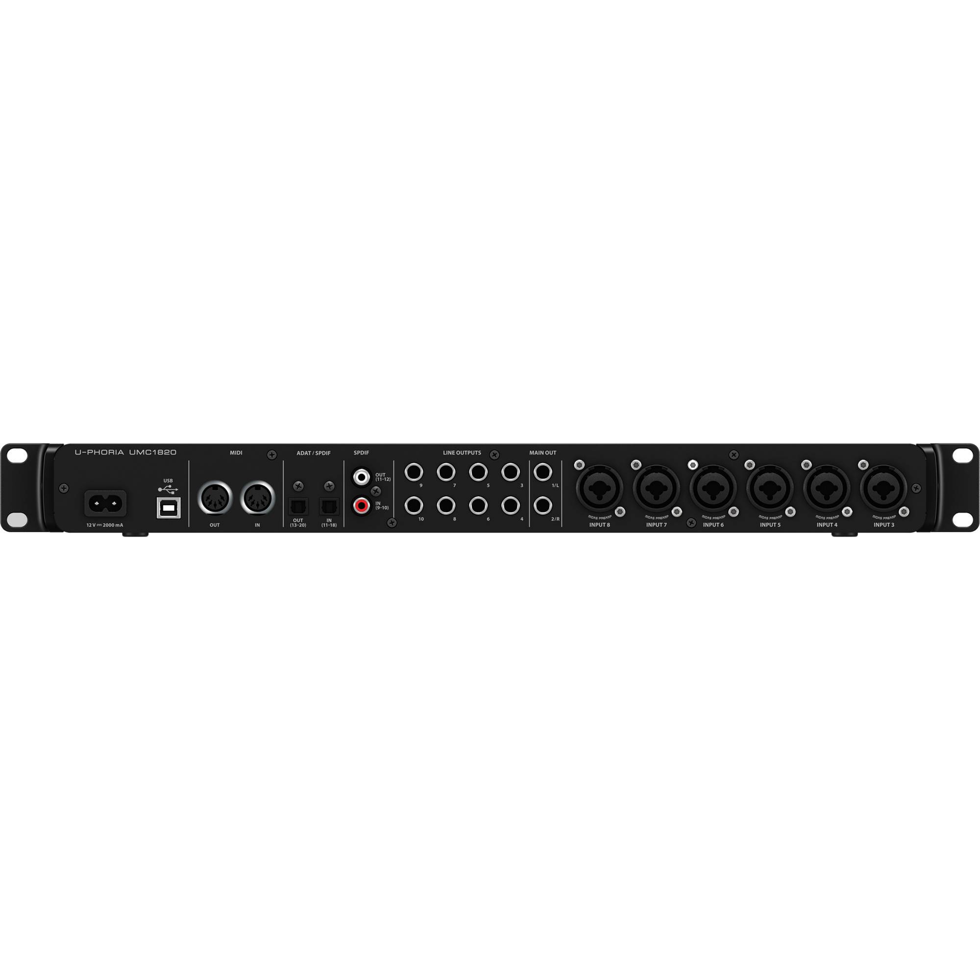 Behringer U-PHORIA UMC1820 Interfaz de Audio USB 18x20 Interfaces de Audio USB Behringer