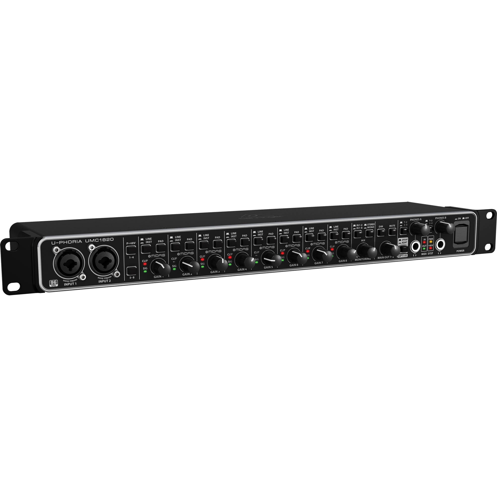 Behringer U-PHORIA UMC1820 Interfaz de Audio USB 18x20 Interfaces de Audio USB Behringer