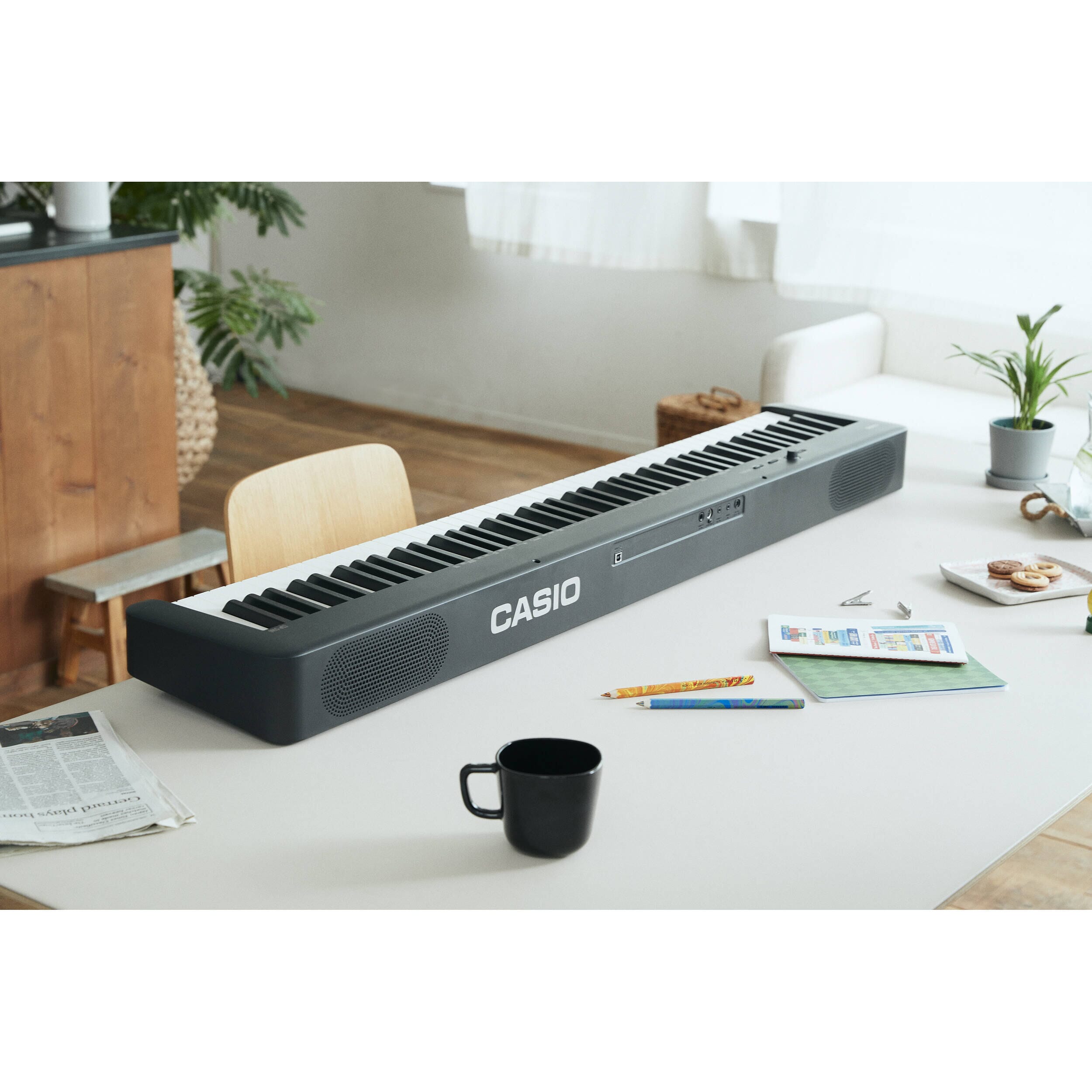 Casio CDP-S160BK Piano Digital de 88 Teclas (Incluye Transformador) Pianos Digitales Casio