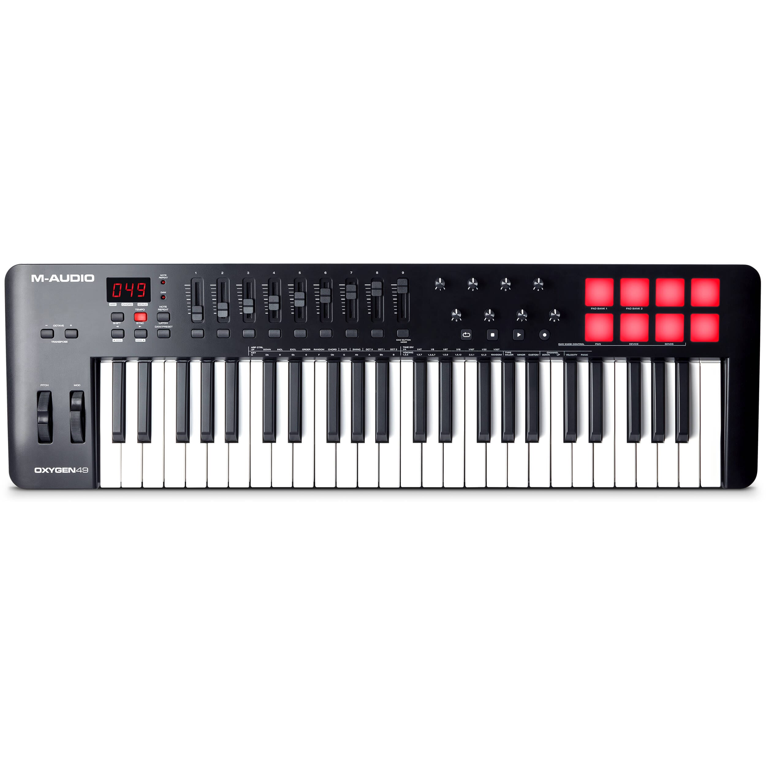 M-Audio Oxygen 49 MKV Controlador MIDI de 49 Teclas Controladores USB/MIDI M-Audio