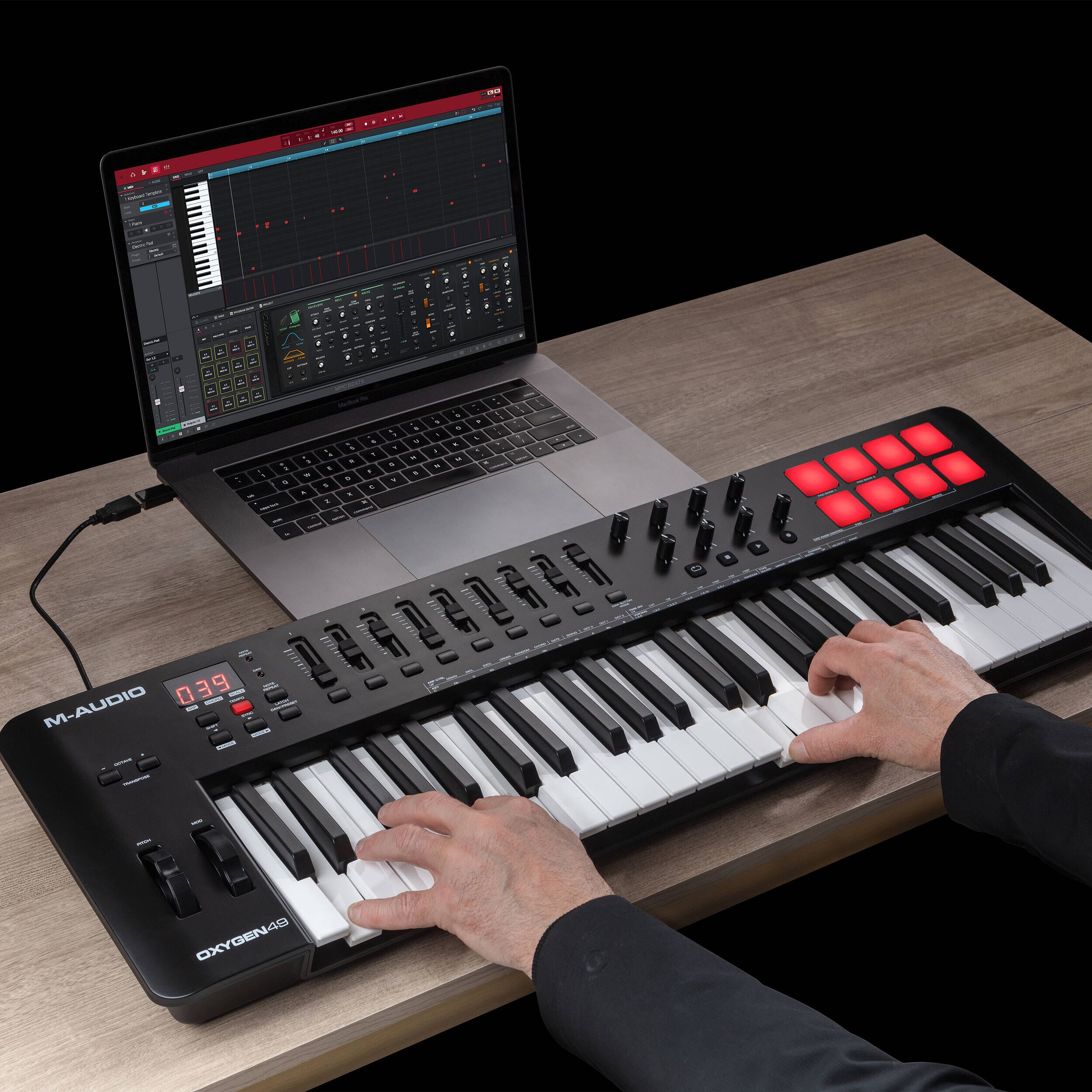 M-Audio Oxygen 49 MKV Controlador MIDI de 49 Teclas Controladores USB/MIDI M-Audio