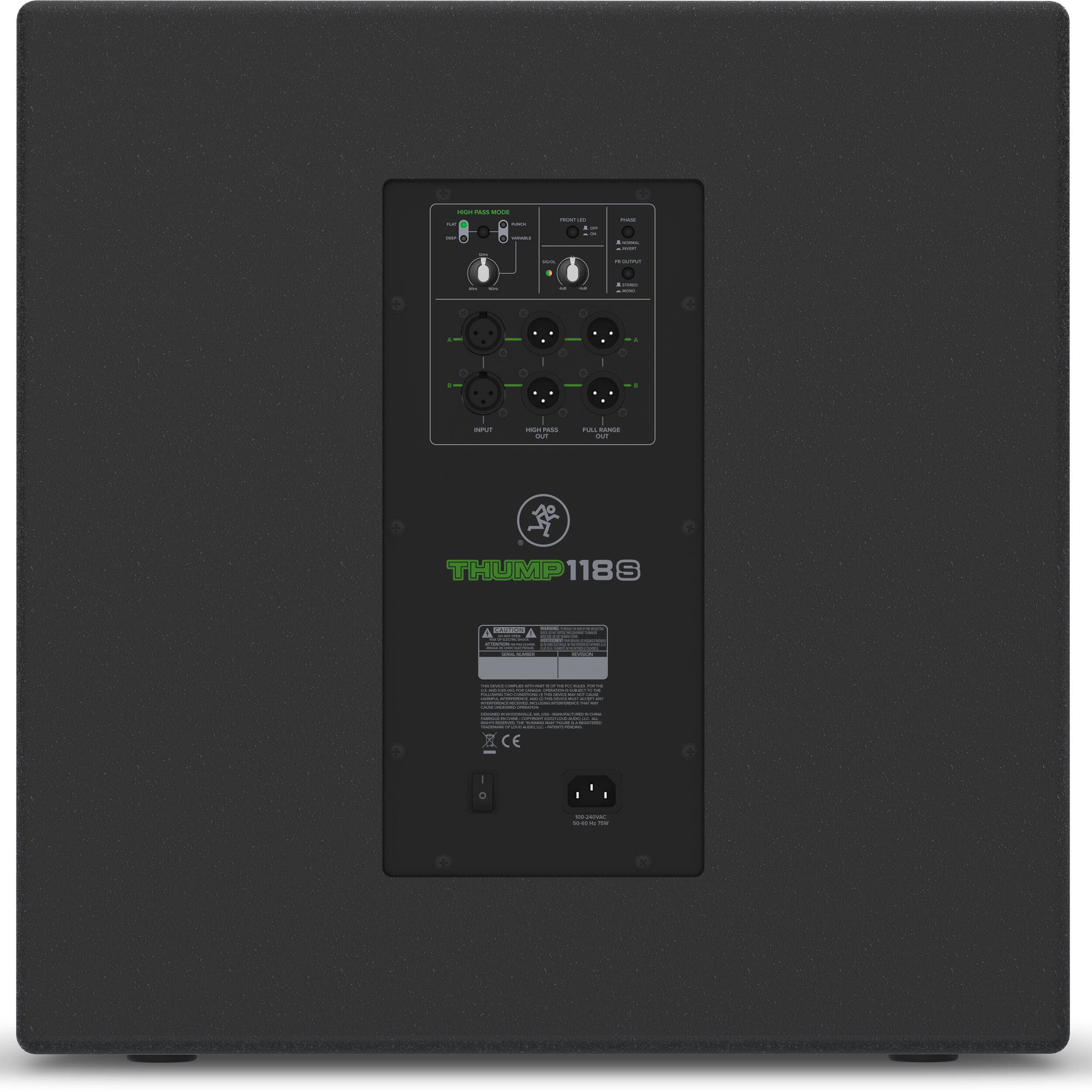 Mackie Thump118S Subwoofer Activo de 18" 1400W con DSP Subwoofers Mackie