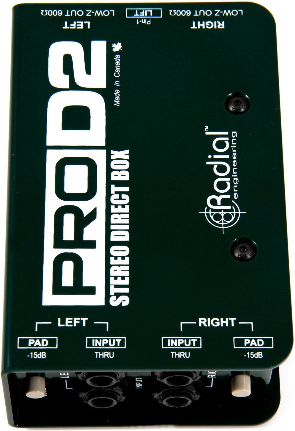 Radial Pro D2 Caja Directa Stereo Pasiva Radial