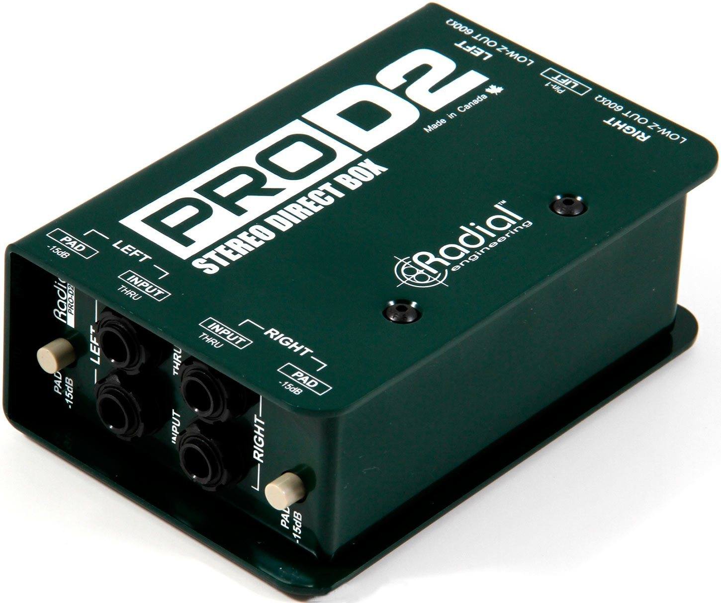Radial Pro D2 Caja Directa Stereo Pasiva Radial