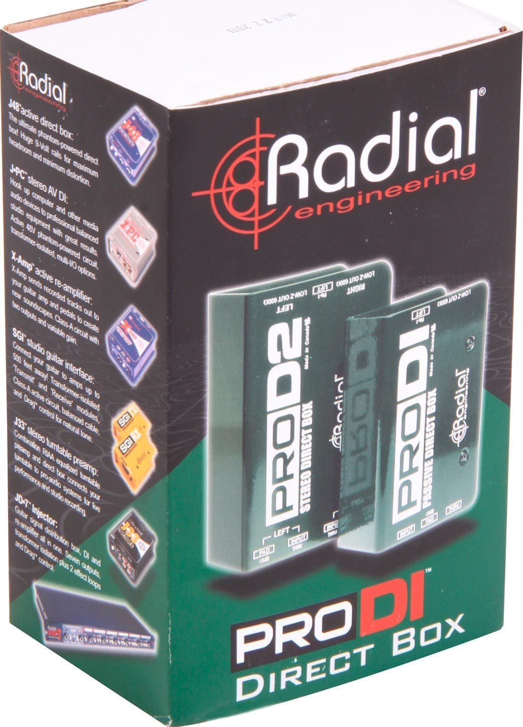 Radial Pro DI Caja Directa Pasiva Otros Radial
