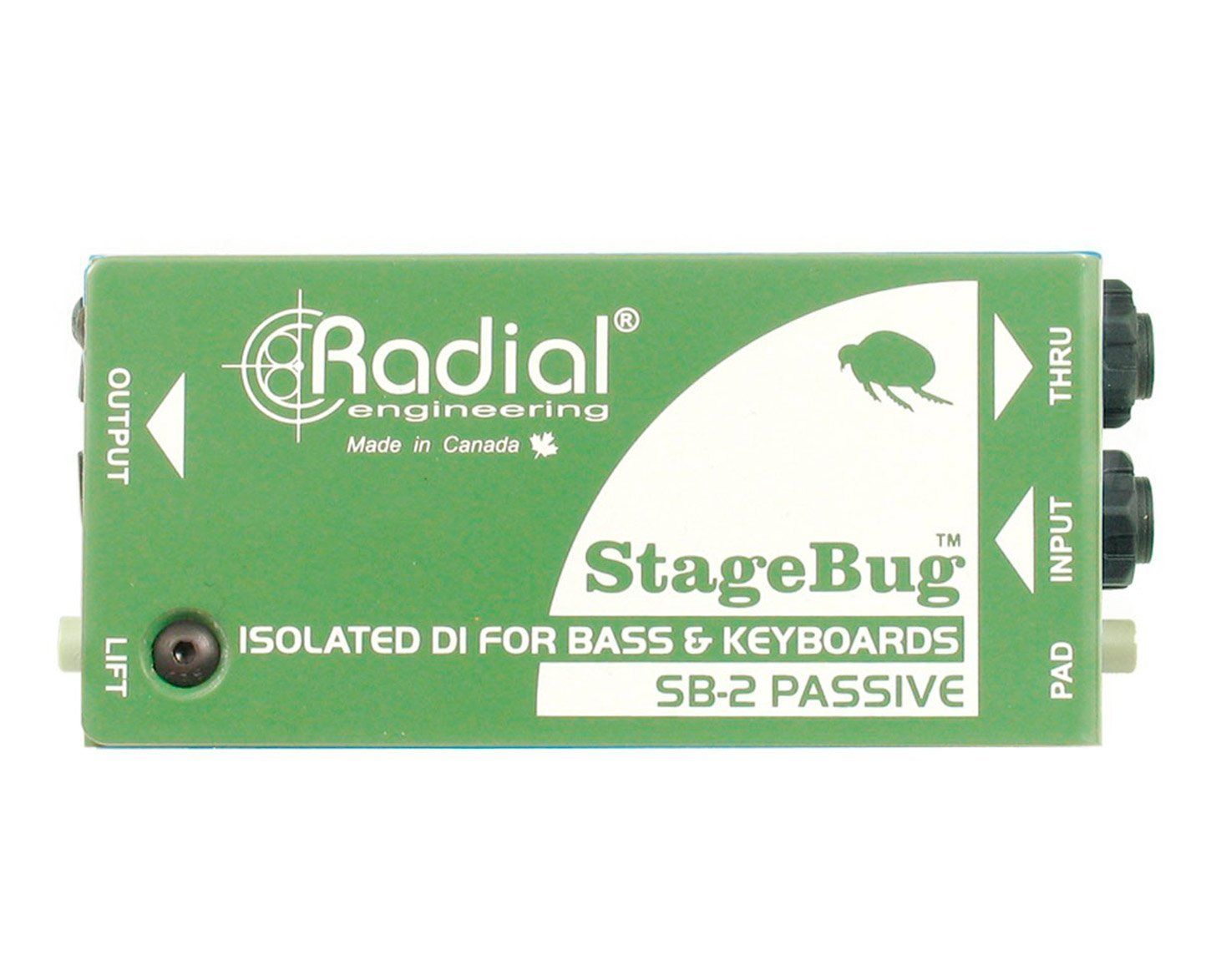 Radial SB-2 Caja Directa Pasiva para Bajos, Teclados, High Output Otros Radial