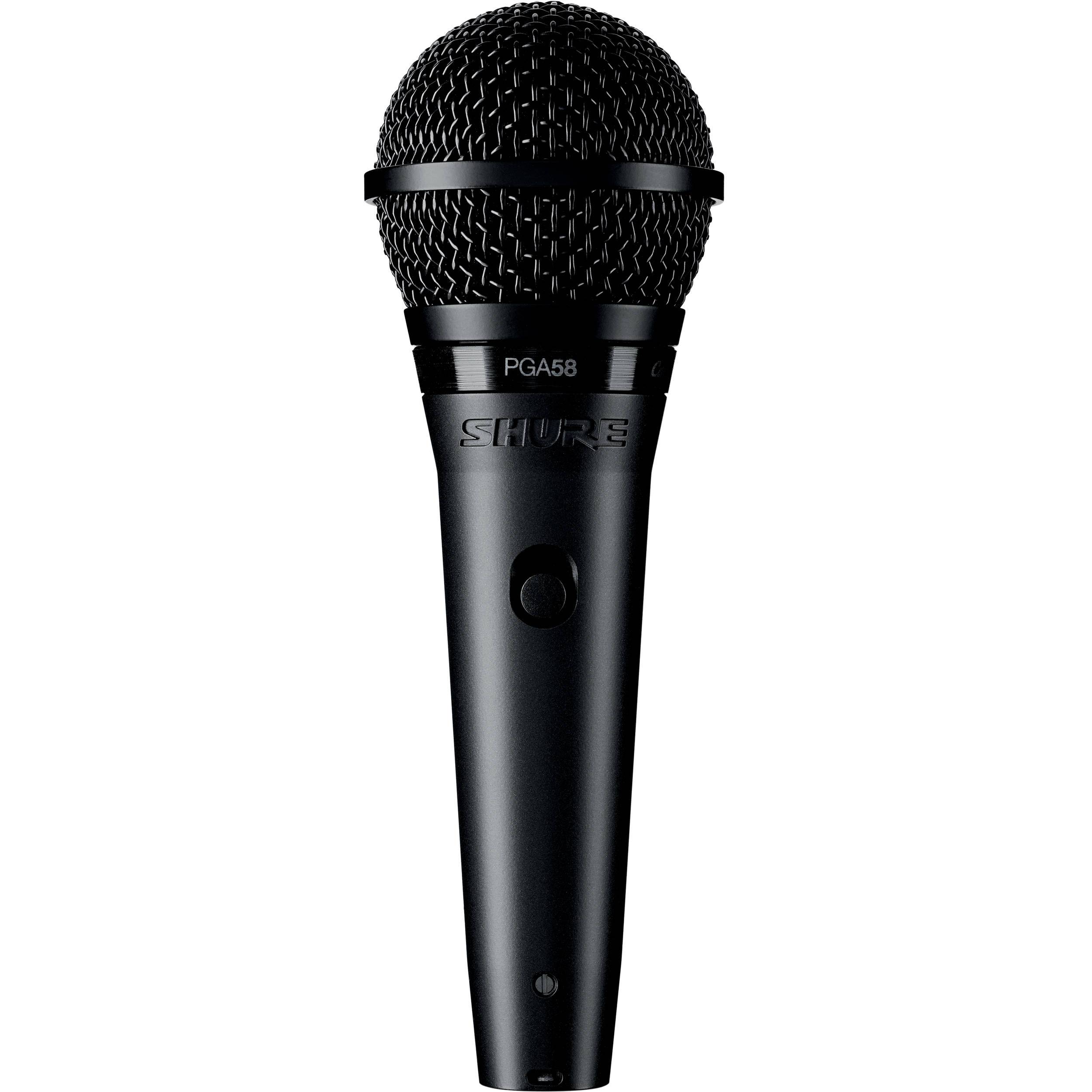 Shure PGA58-XLR Microfono Vocal Dinamico Cardioide con Cable XLR-XLR Micrófonos Dinámicos SHURE