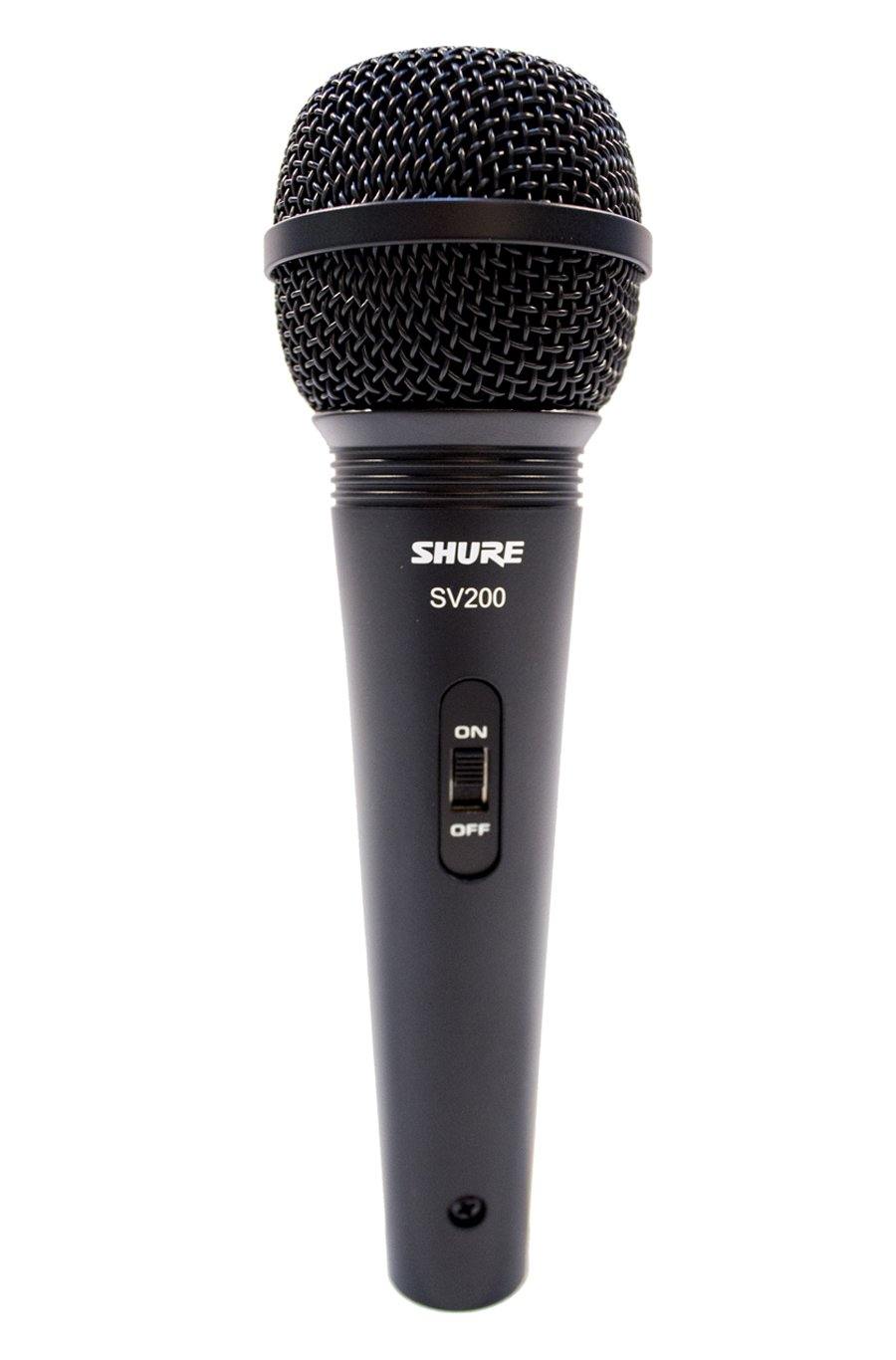 Shure SV200 Micrófono Dinámico con Switch y Cable XLR Incluído Micrófonos Dinámicos SHURE