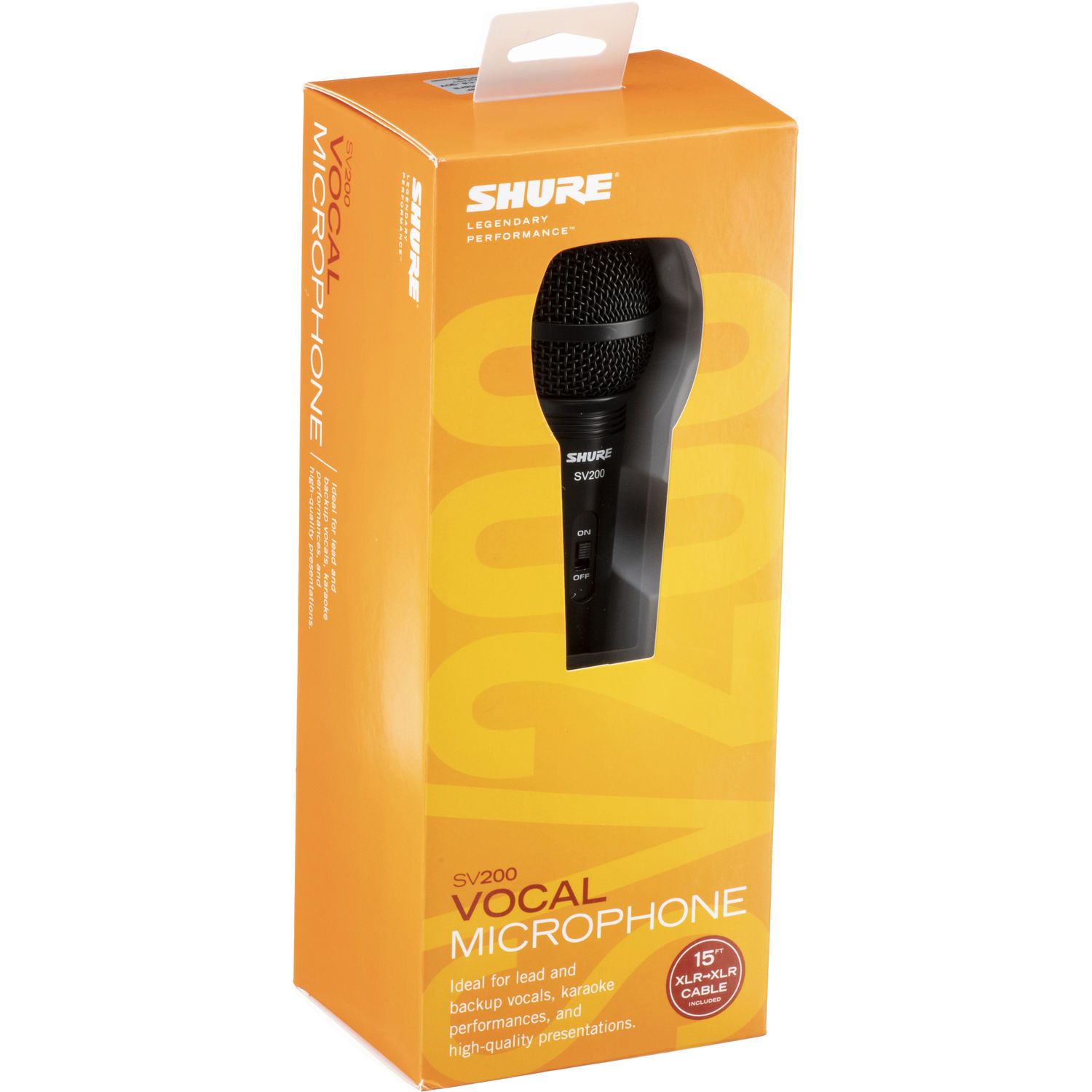 Shure SV200 Micrófono Dinámico con Switch y Cable XLR Incluído Micrófonos Dinámicos SHURE