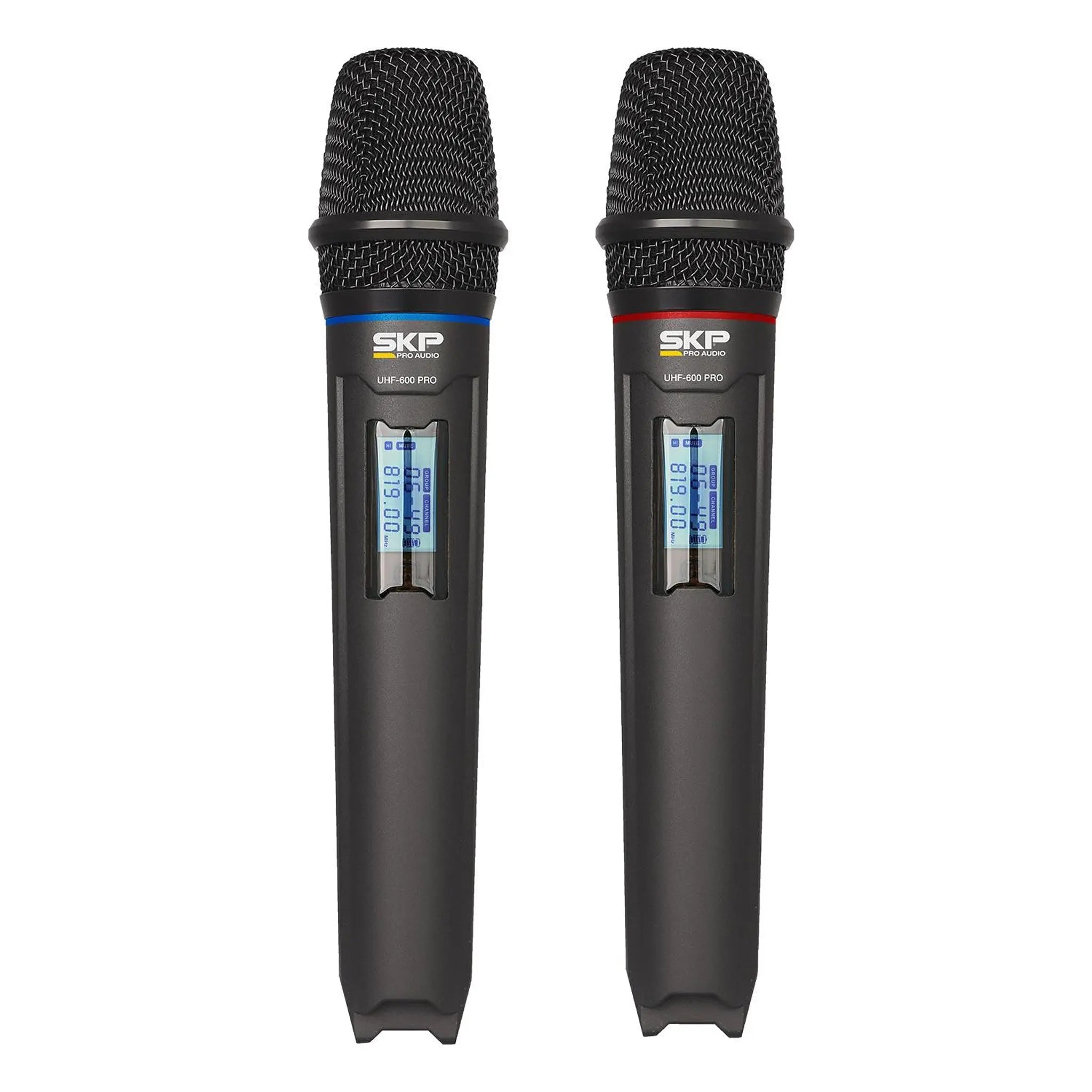 SKP UHF-600 PRO Set Micrófonos Inalámbricos Doble Micrófonos Inalámbricos SKP Pro Audio
