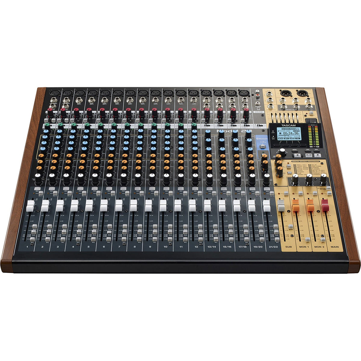 Tascam Model 24 Mixer Híbrido, Grabador Multipista e Interfaz de Audio USB Mixers/Consolas TASCAM