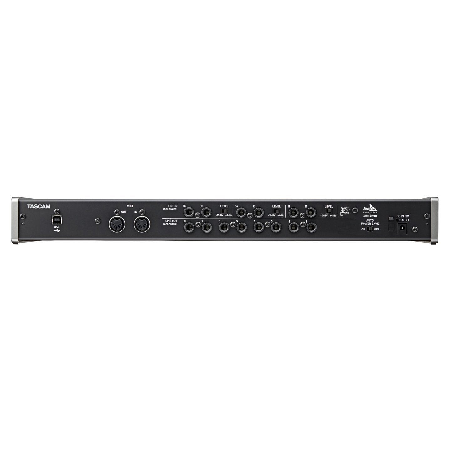 Tascam US-16x08 Interfaz de audio USB de 8 canales Marcas TASCAM