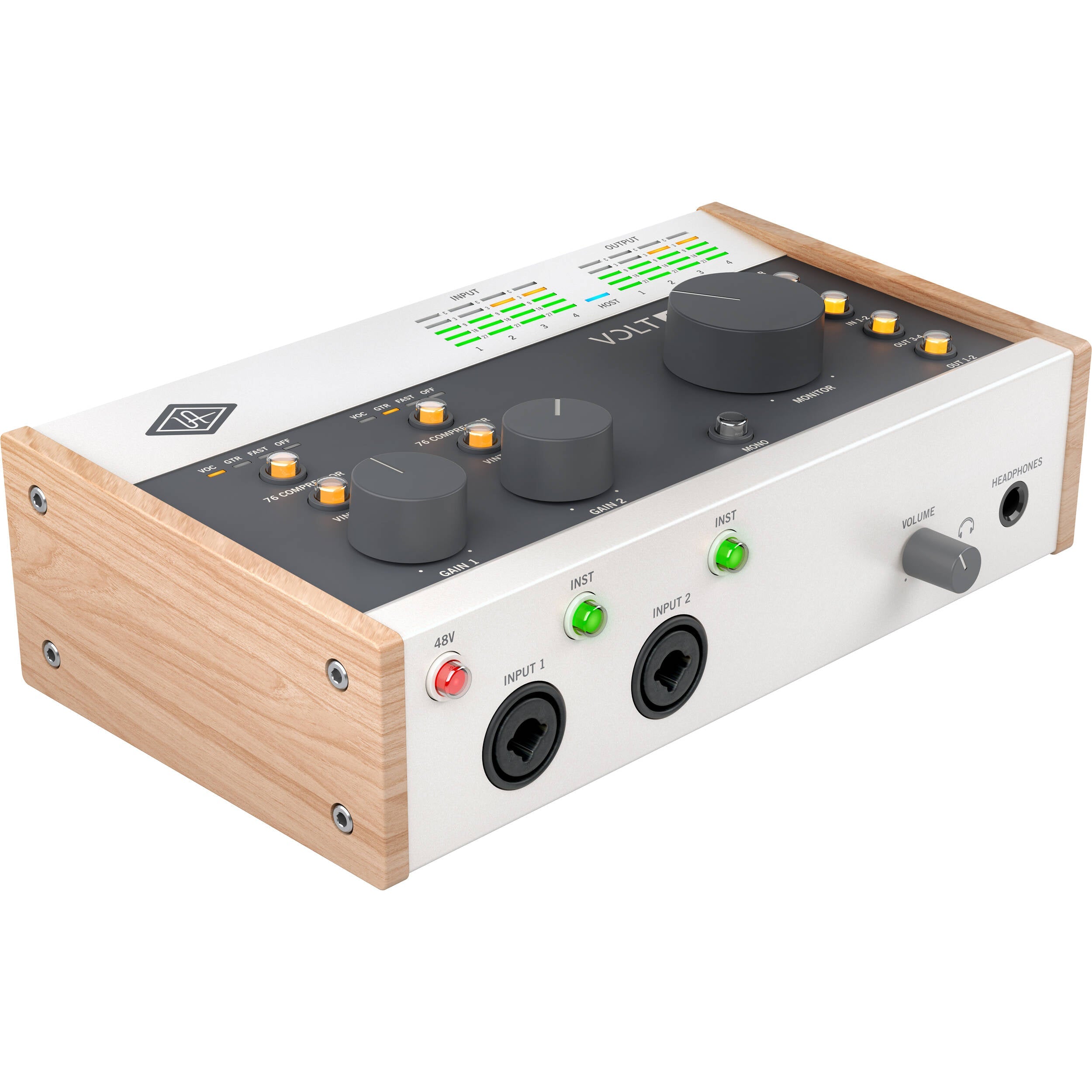Universal Audio Volt 476 Interfaz de Audio/MIDI USB-C con Compresor UA76 Interfaces de Audio USB Universal Audio