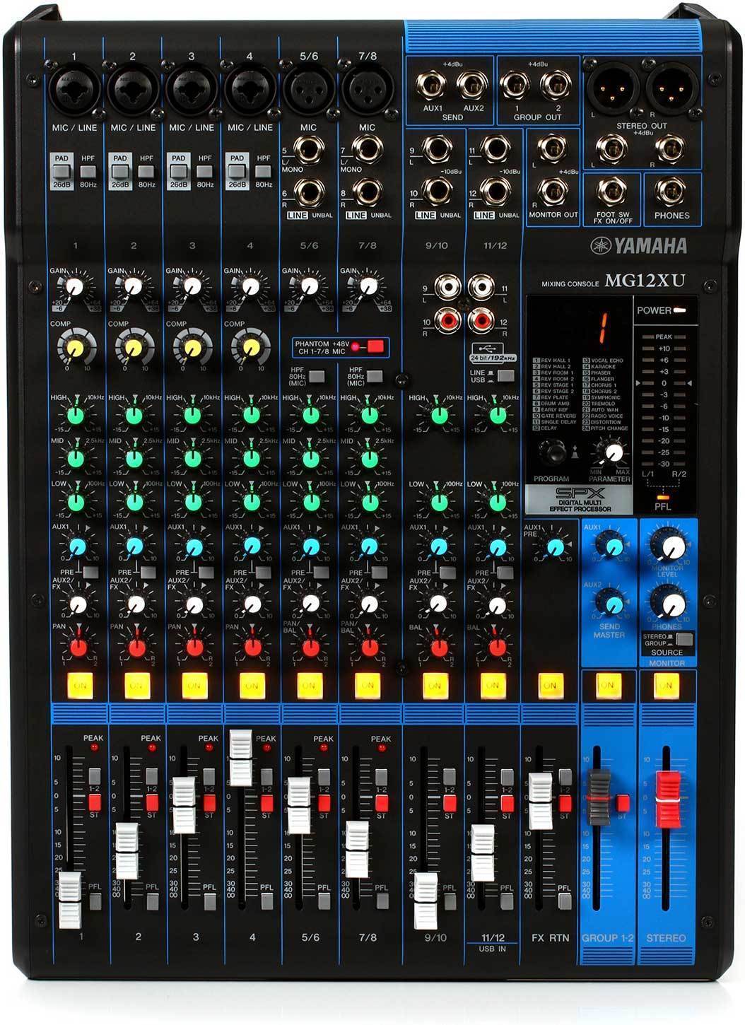 Yamaha MG12XU Mixer Análogo de 12 canales Otros YAMAHA