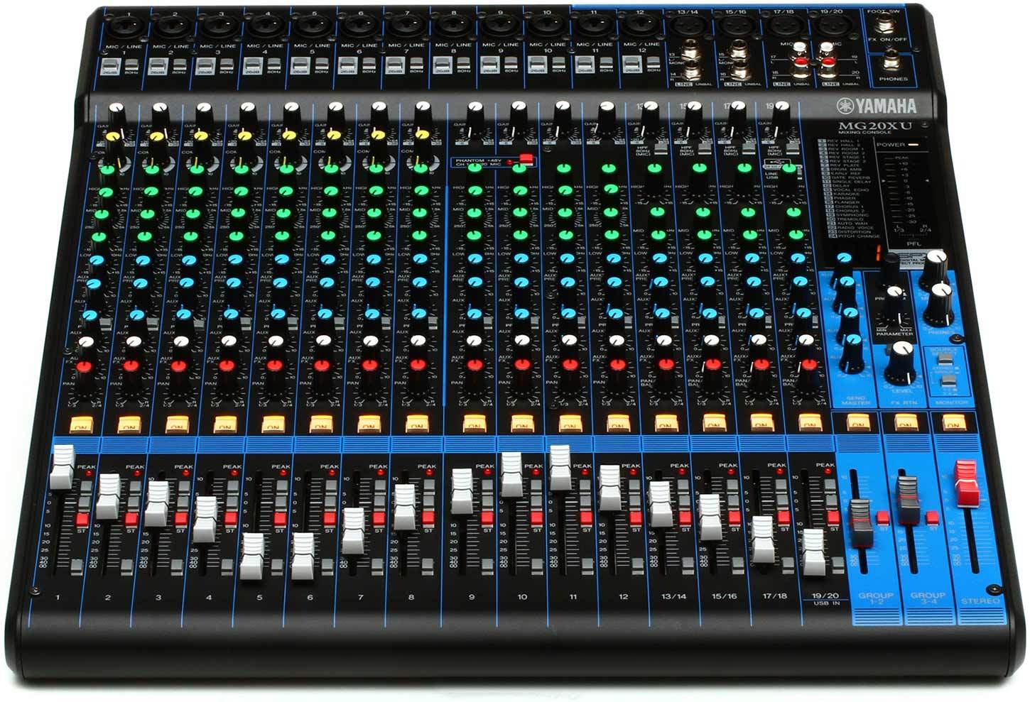 Yamaha MG20XU Mixer Análogo de 20 Canales Otros YAMAHA