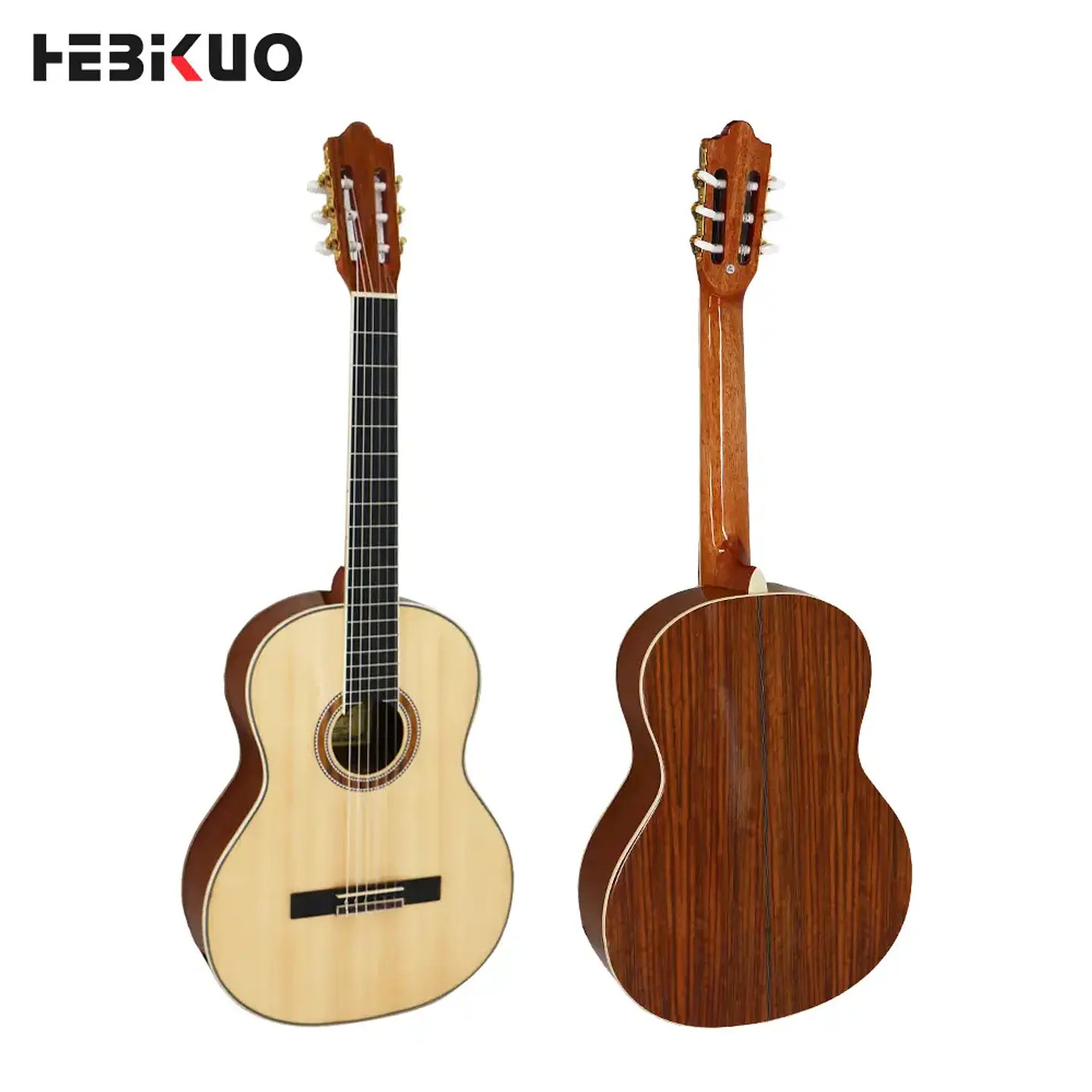 Hebikuo E39-210 Guitarra clásica 39" cuerdas de nylon