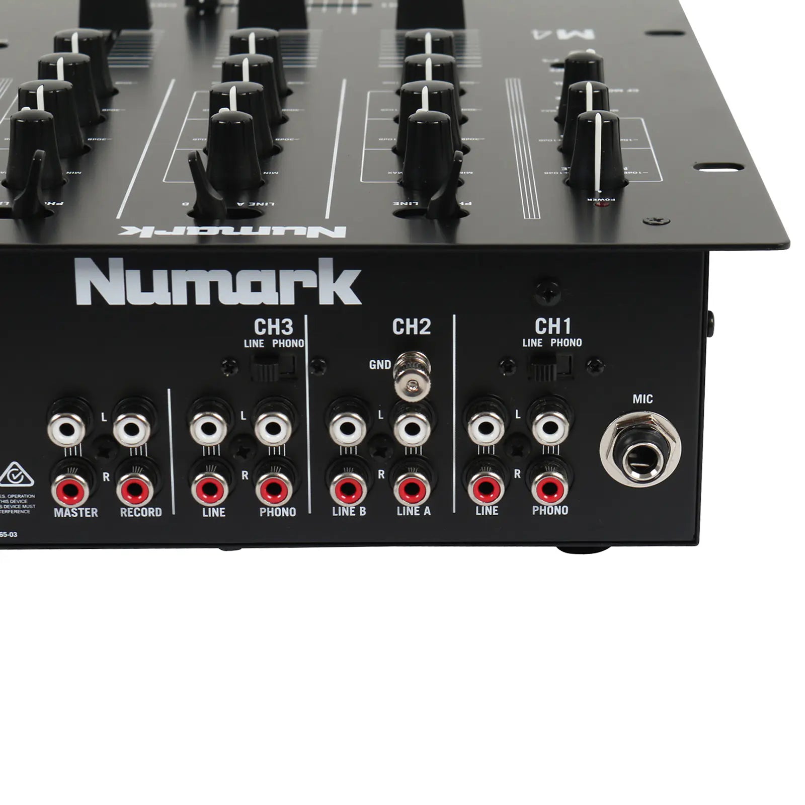 Numark M4 Black Mezclador Scratch De 3 Canales Para Djs