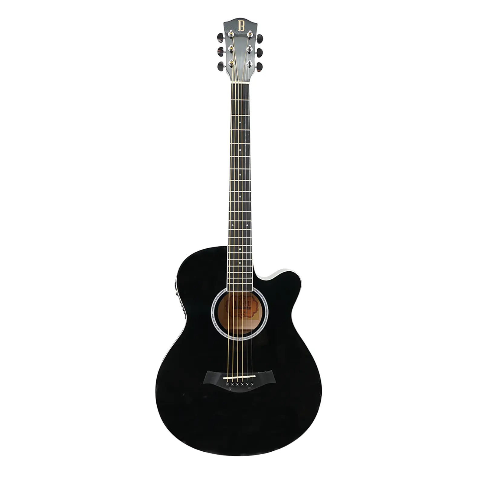 Bilbao BIL-404-EQ-BK Guitarra Eq cuerda met 40" Bands Glossy