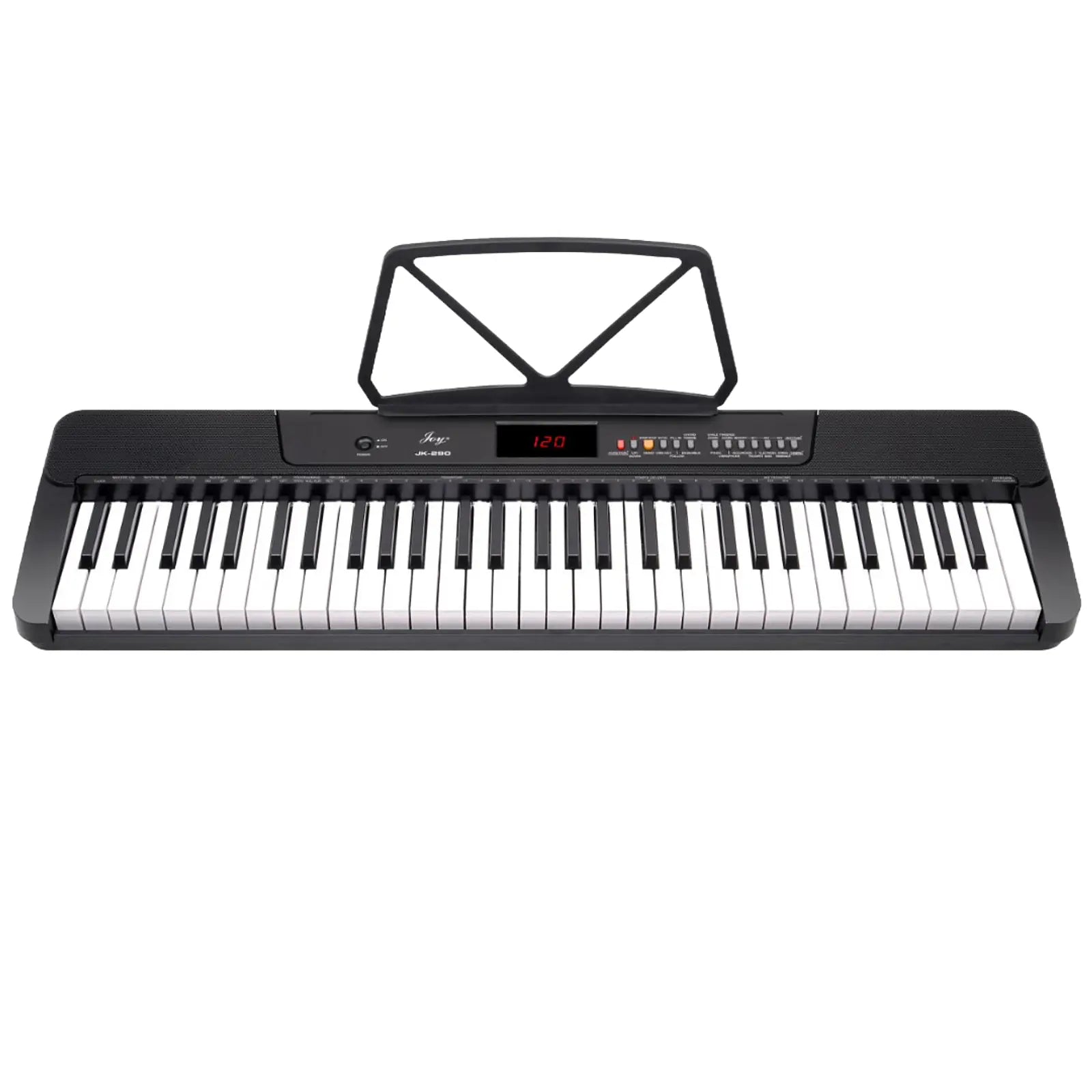 Ton 650 Teclado Musical Piano 61 Notas +Stand+Silla+Aud BLK