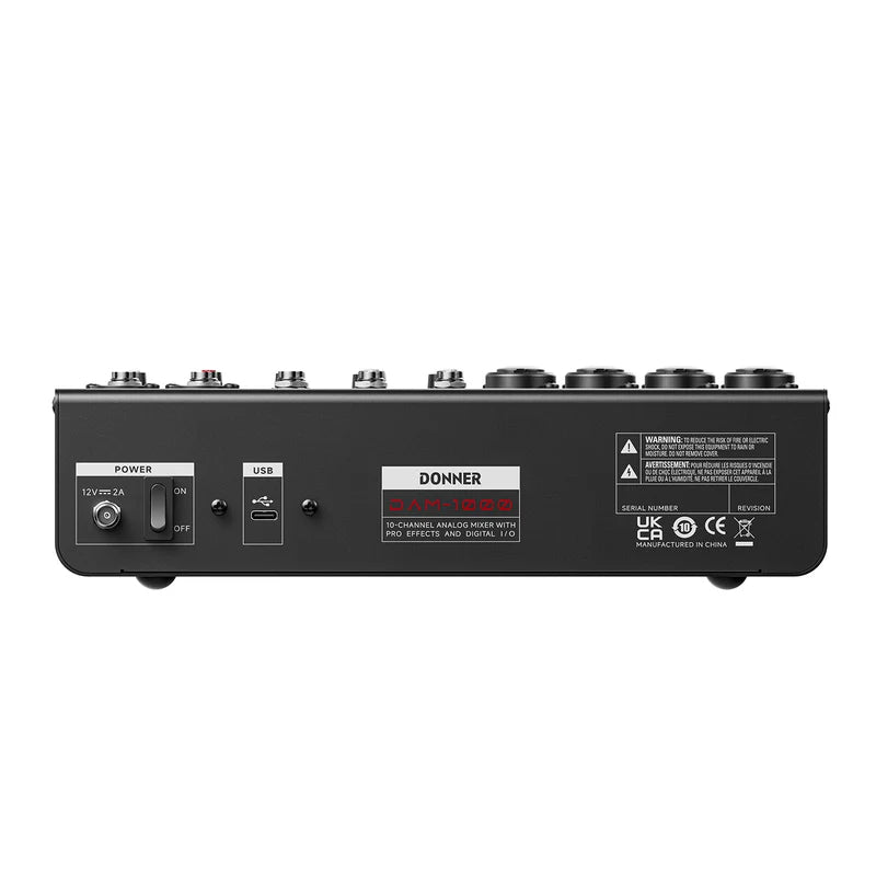 DONNER DAM1000 Consola Análoga con BT