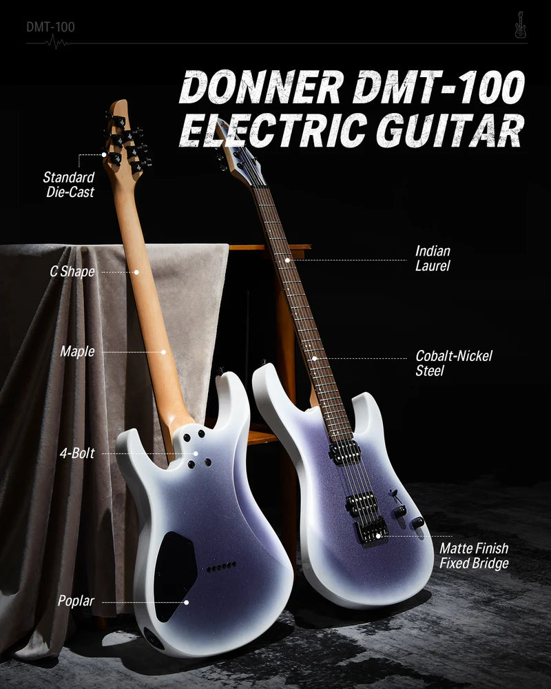 Donner DMT-100 Guitarra eléctrica de cuerpo sólido Donner