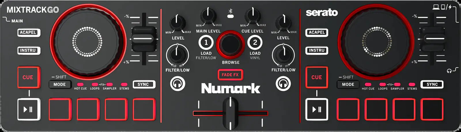 Numark MixtrackGO  Controlador Dj