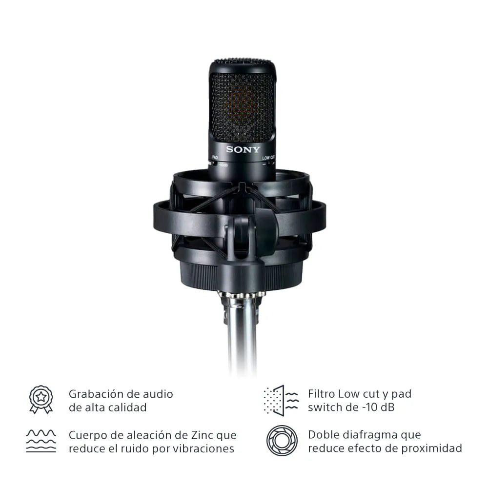 Sony C-80 Micrófono condensador unidireccional de estudio