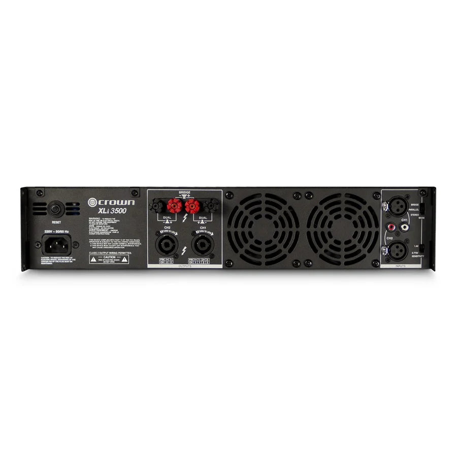 Crown® Serie XLi3500 - Amplificador de Potencia Profesional de Alto Rendimiento