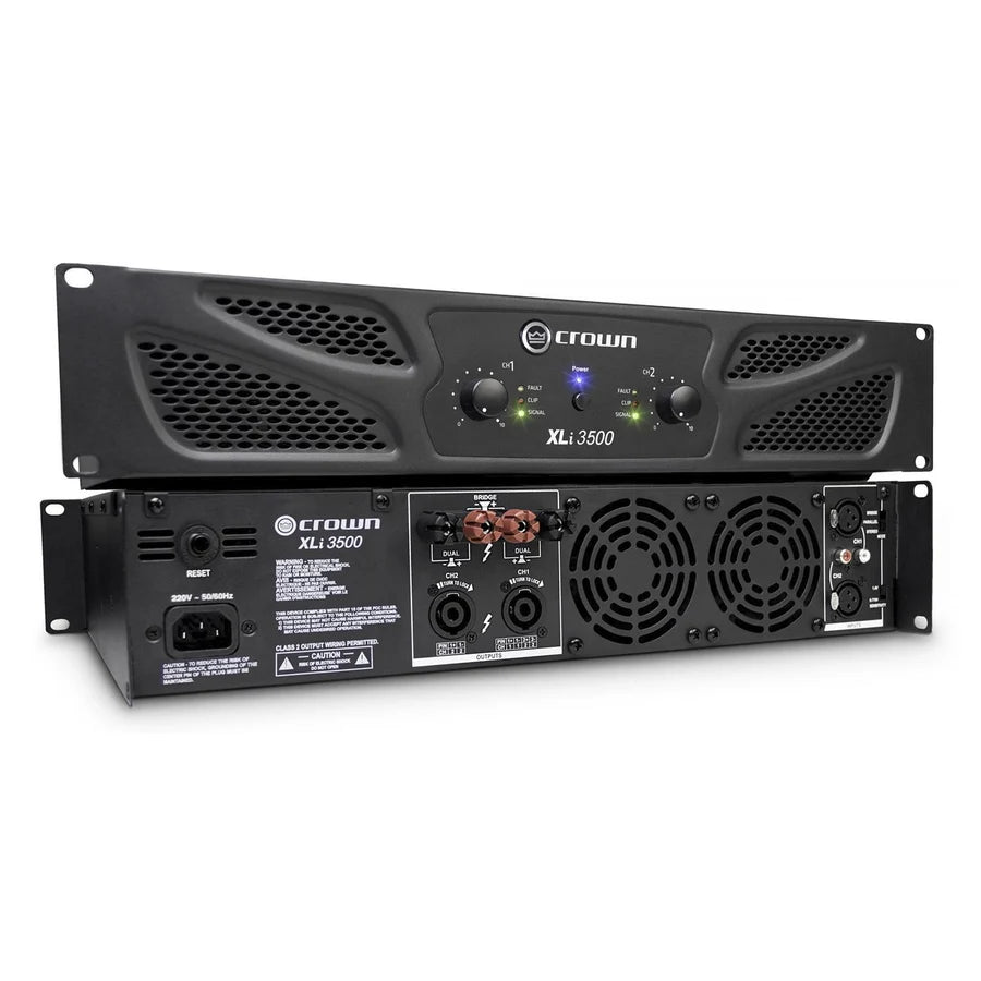 Crown® Serie XLi3500 - Amplificador de Potencia Profesional de Alto Rendimiento