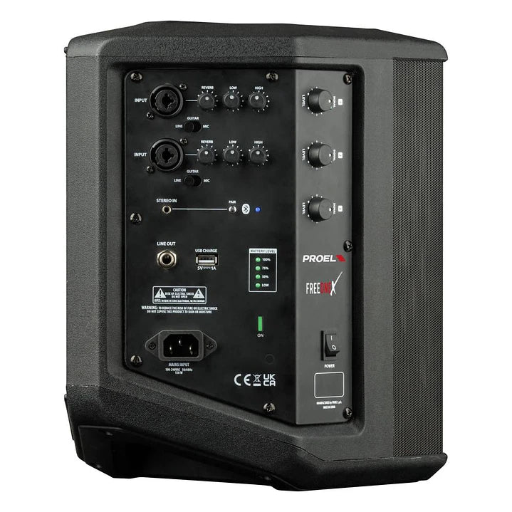 Proel FREEONEX  Caja Activa Portatil Con Batería 150W