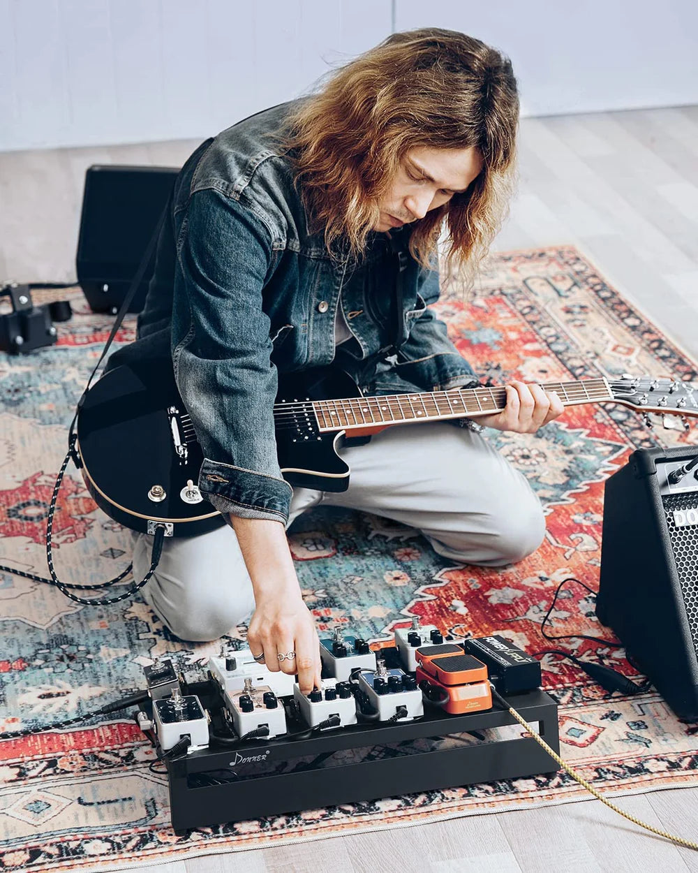 Donner DB-3 Pedalboard de Aluminio