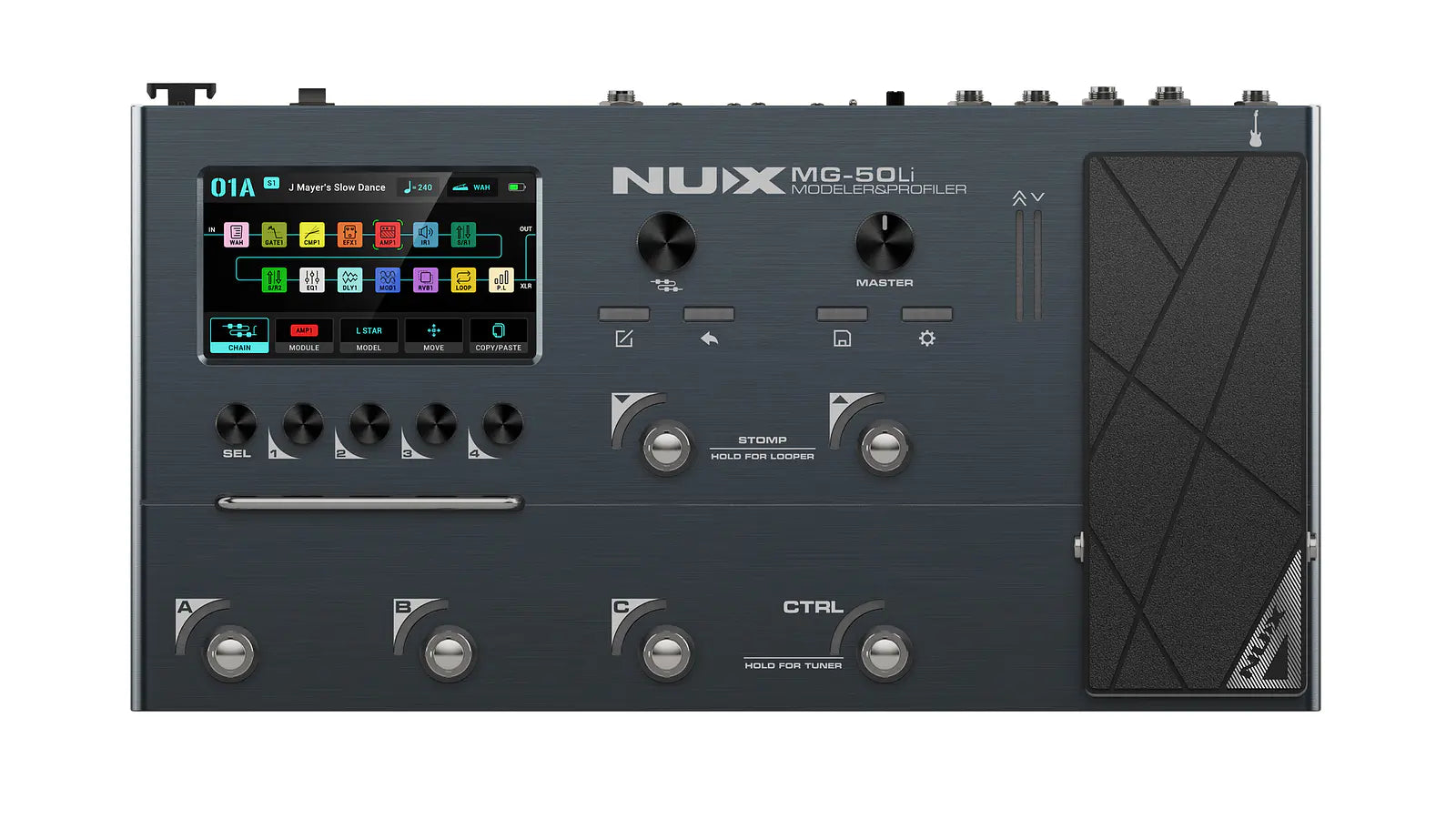 Nux Mg-50Li Blue Procesador Multiefectos