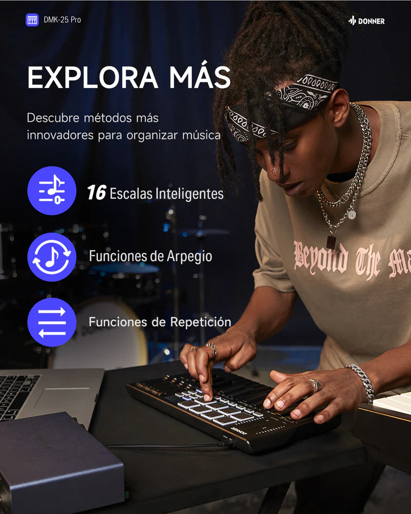 Donner DMK-25 Pro Controlador MIDI