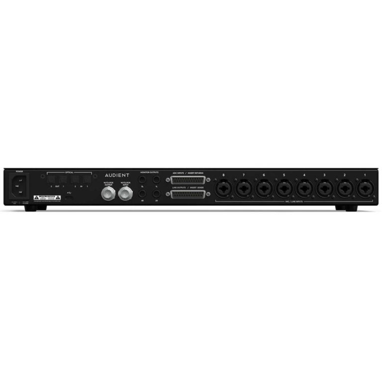 Audient iD48 Interfaz de Audio USB de Alto Desempeño con 8 Entradas y 8 Salidas