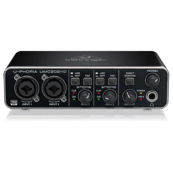 Behringer U-Phoria Studio Pro Pack de Grabación Home Studio Profesional