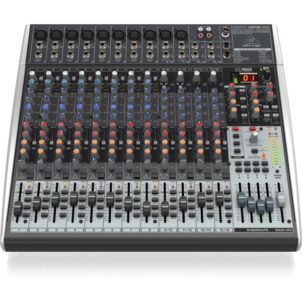Behringer Xenyx X2442USB Mixer Análogo con Función de Interfaz USB y FX