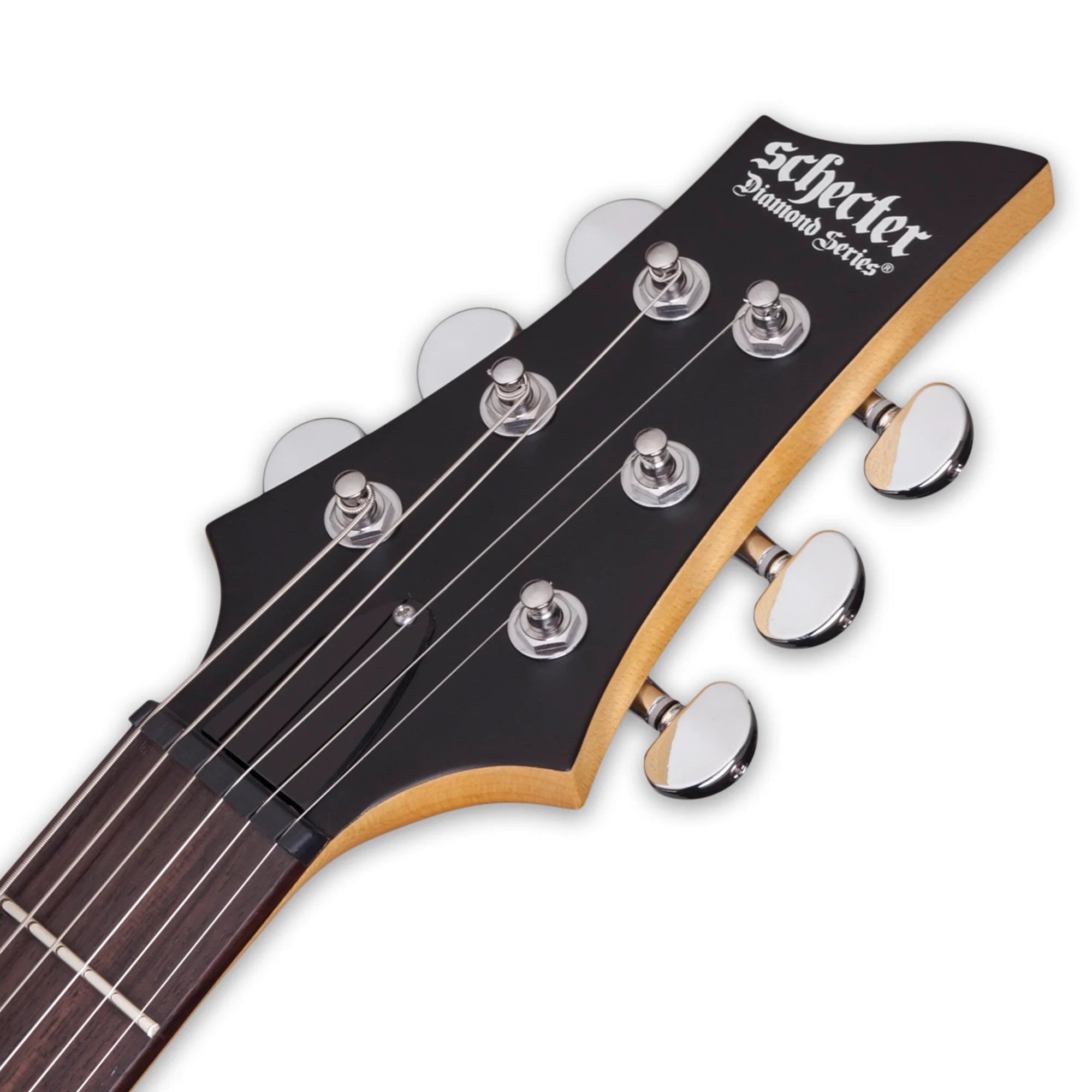 Schecter C-6 Deluxe Left Hand Satin Black Guitarra Eléctrica
