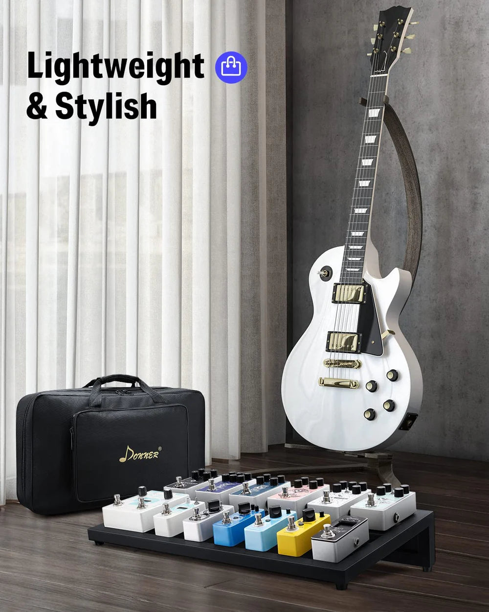 Donner DB-3 Pedalboard de Aluminio