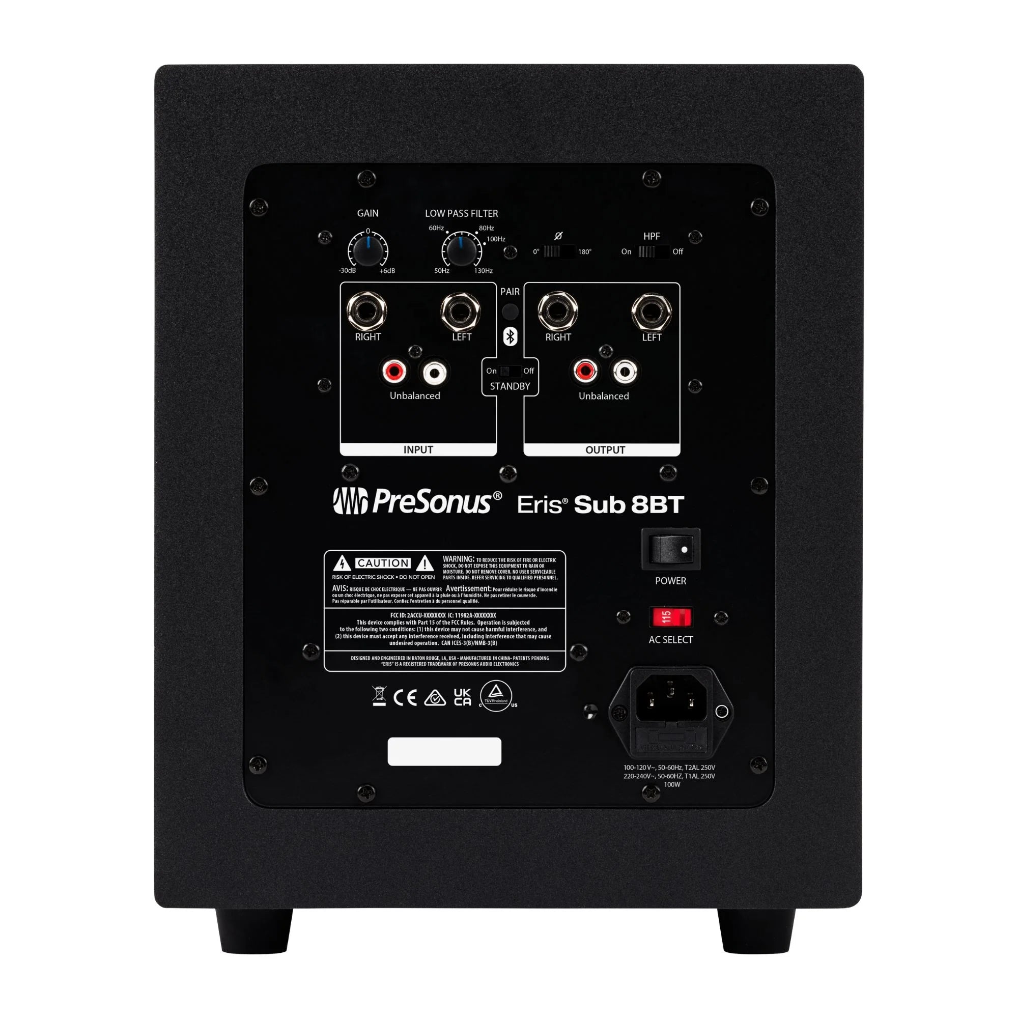 Presonus ERISSUB8 Monitor Subwoofer de Estudio 8" BT