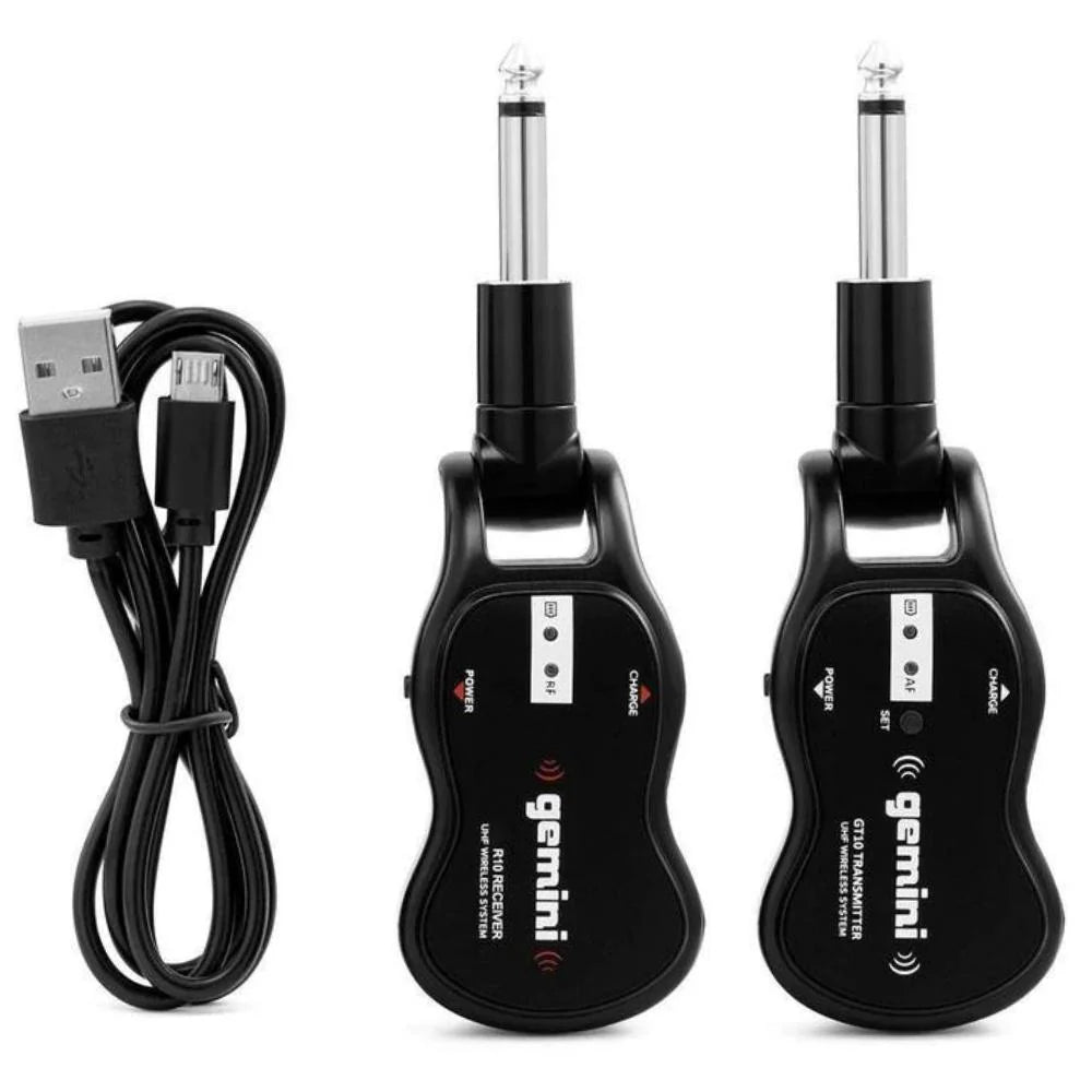 Gemini GMU-G100 Sistema Inalámbrico para Instrumento Guitarra y Bajo