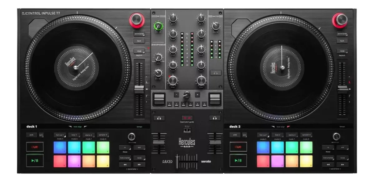 Hercules DJCONTROL INPULSE T7  Controladora de DJ Motorizada