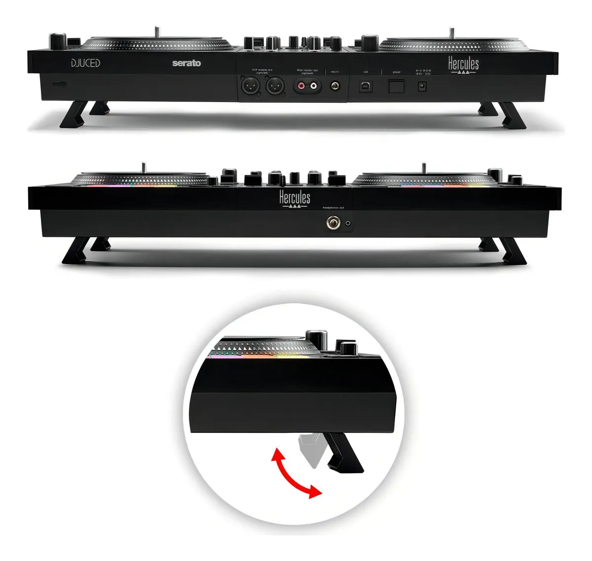Hercules DJCONTROL INPULSE T7  Controladora de DJ Motorizada