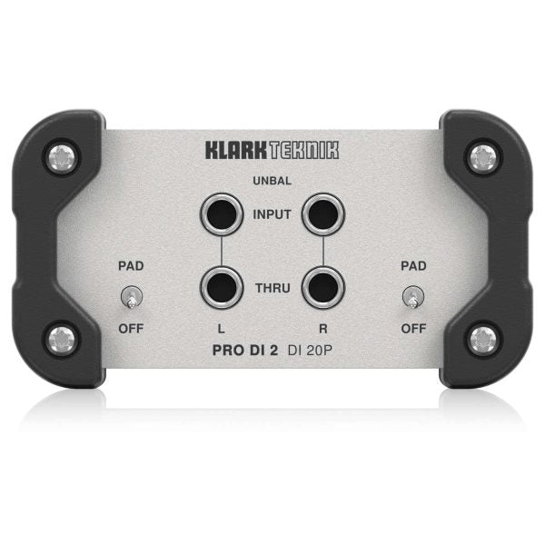 Klark Teknik PRO DI 2 DI 20P Caja Directa Pasiva de 2 Canales