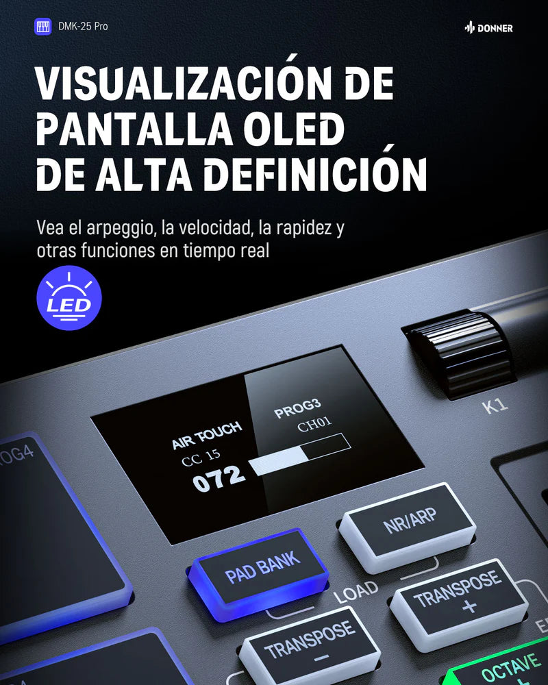 Donner DMK-25 Pro Controlador MIDI