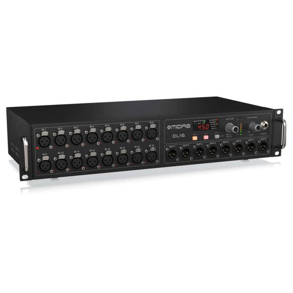 Midas DL16 Multipar Digital para Escenario de 16 Entradas y 8 Salidas