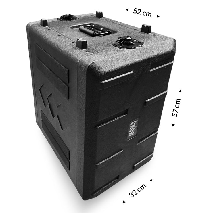 Black Crow PECQ-6U Case para equipos de audio 6u Largo