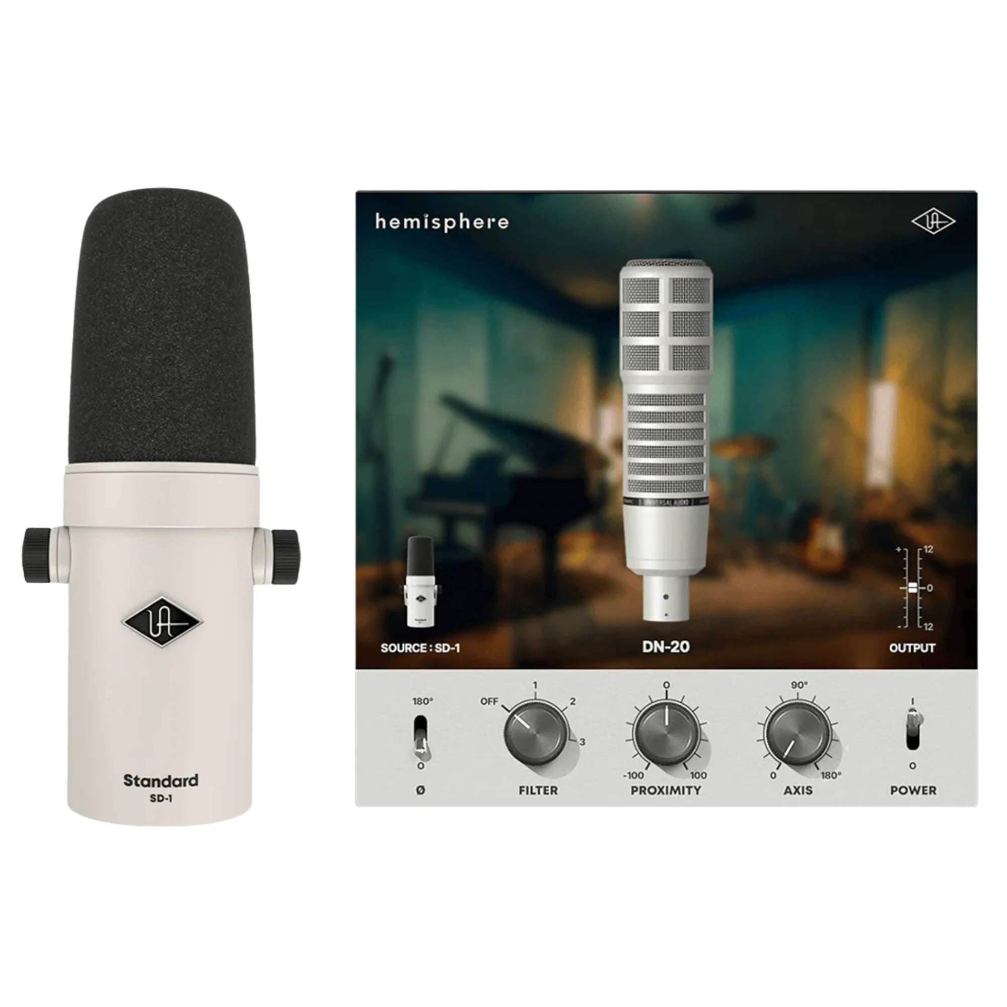 Universal Audio SD1 Micrófono Dinámico con Sistema de Modelado
