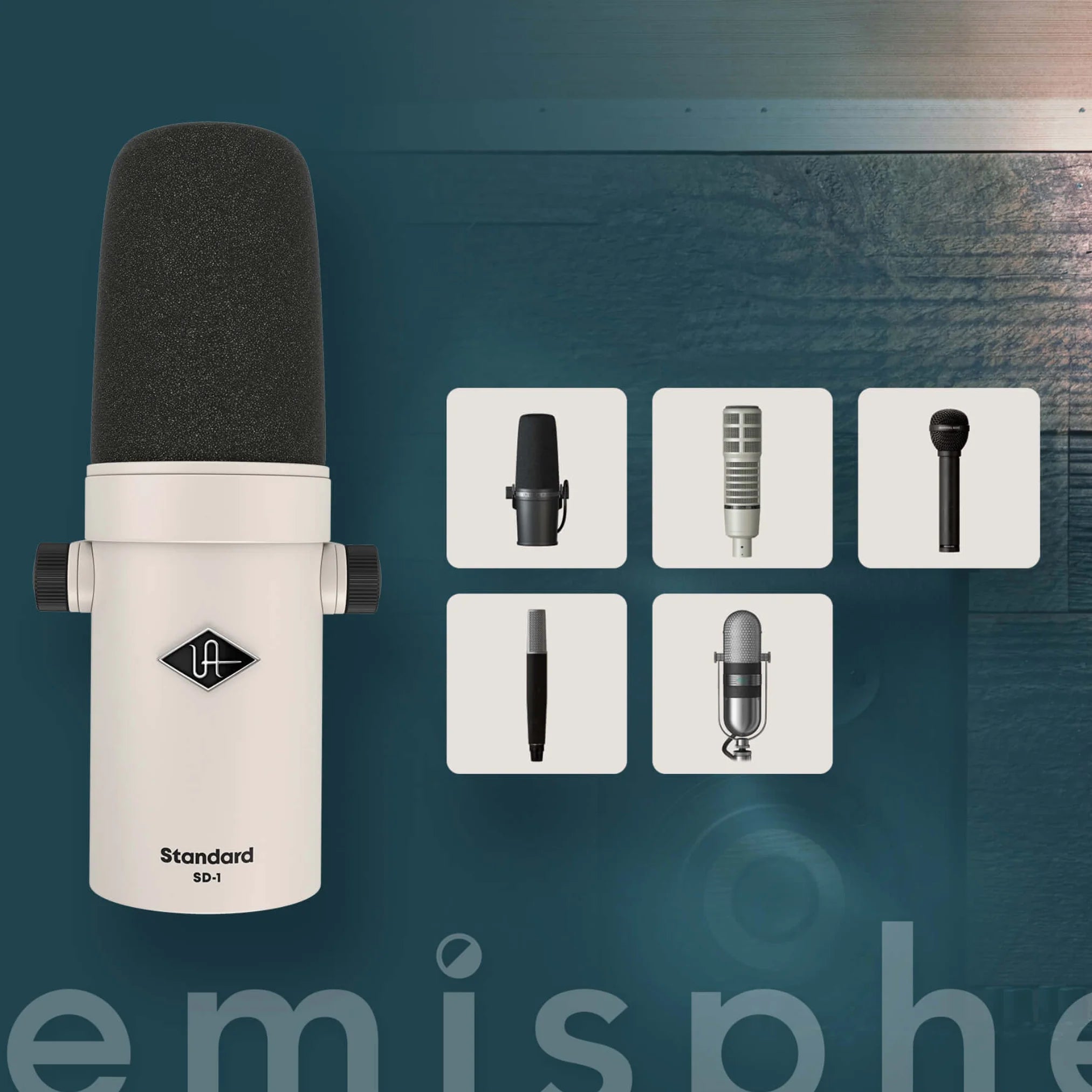 Universal Audio SD1 Micrófono Dinámico con Sistema de Modelado