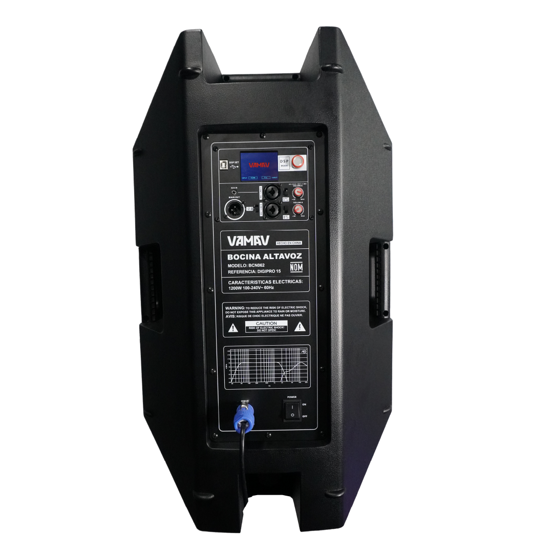 Vamav DIGIPRO 15 caja Activa de 15" con BT
