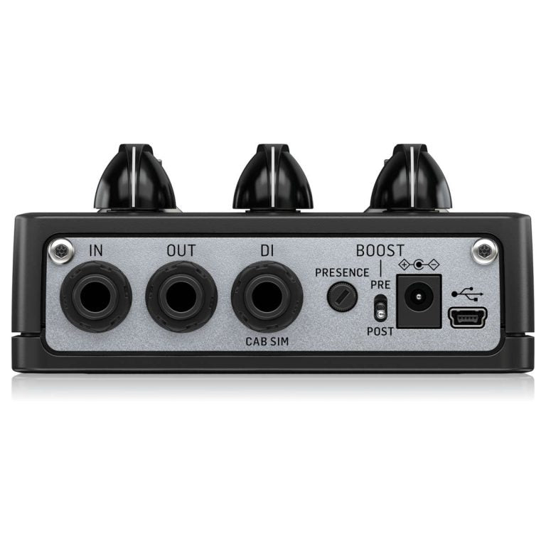 TC Electronic Ampworx V550 Preamp Pedal Preamplificador de Dos Canales con Emulación de Gabinete